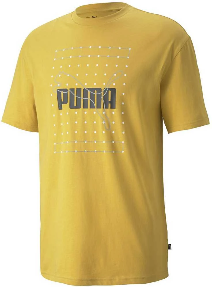 Puma Marškinėliai Vyrams Reflective Graphic Tee Geltona