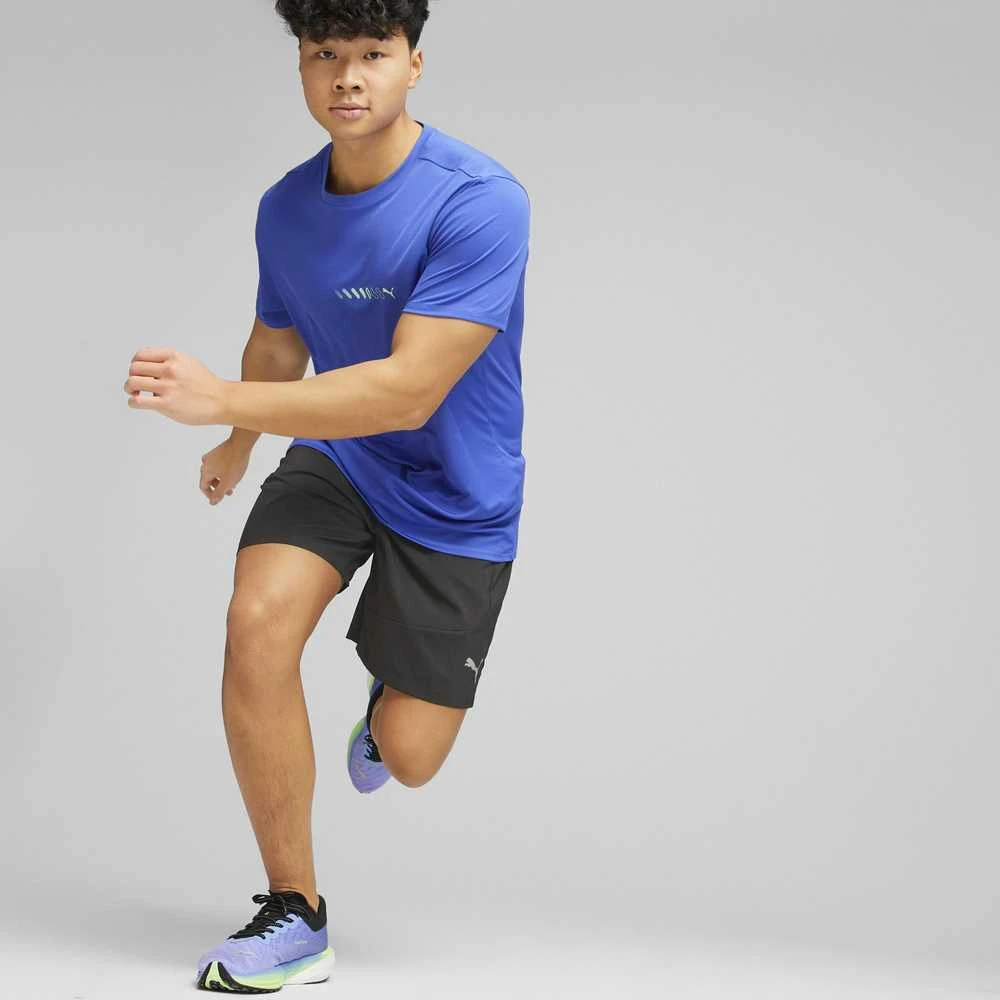 Puma Marškinėliai Vyrams Run Favorite Tee Royal Mėlyna 523387 92