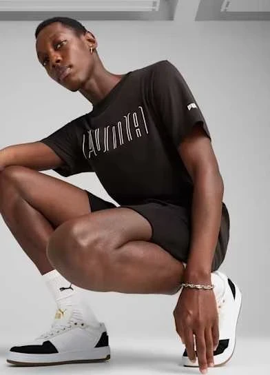 Puma Marškinėliai Vyrams Sport Tee Juodas 684617 01