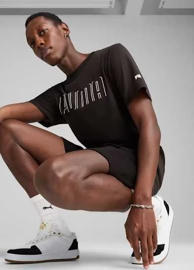 Puma Marškinėliai Vyrams Sport Tee Juodas 684617 01
