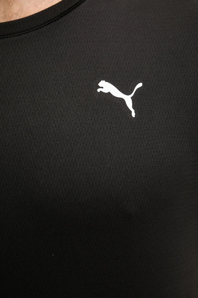 Puma Marškinėliai Vyrams Tad Essential Poly Textur Juodas 527155 01