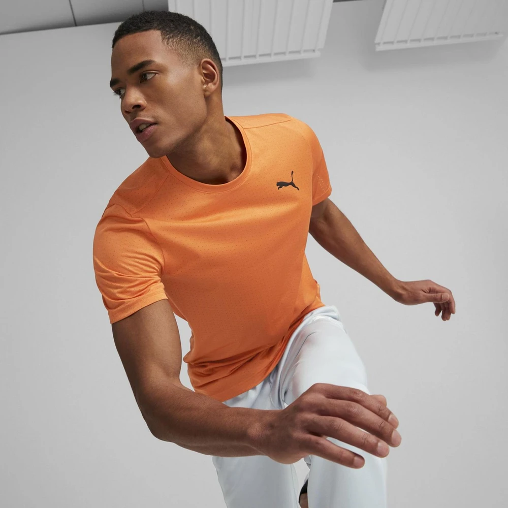 Puma Marškinėliai Vyrams Train Fav Blaster Oranžinis 522351 94