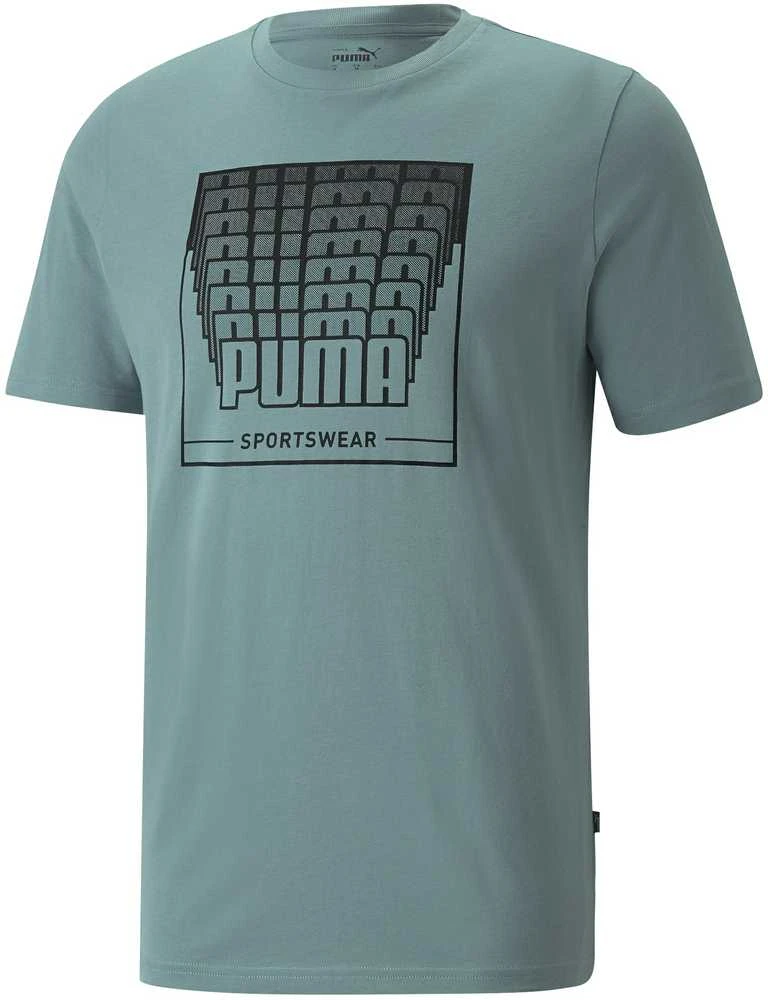 Puma Marškinėliai Vyrams Wording Grap Žalias 848564 50