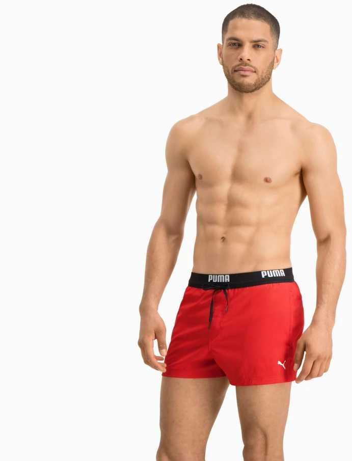 Puma Maudymosi Šortai Swim Men Raudona