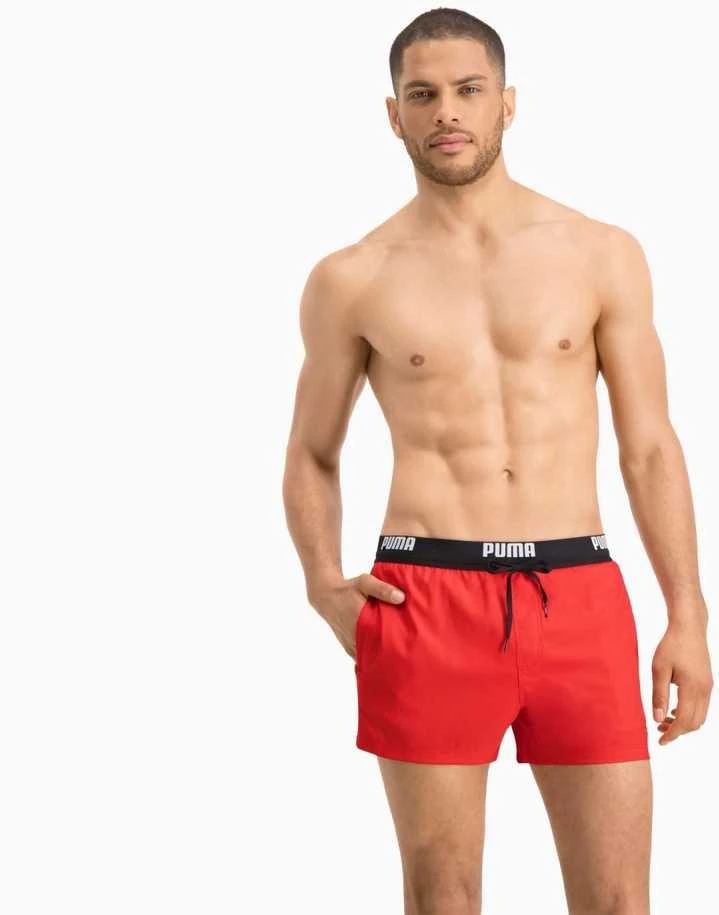 Puma Maudymosi Šortai Swim Men Raudona