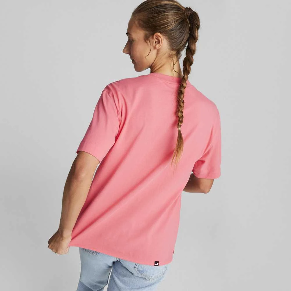 Puma Medvilninė Palaidinė Moterims Her Tee Loveable Rožinė 673107 63