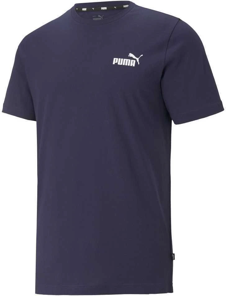 Puma Medvilniniai Marškinėliai Vyrams ESS Small Logo Tee Mėlyna 586668 06