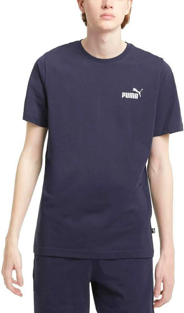 Puma Medvilniniai Marškinėliai Vyrams ESS Small Logo Tee Mėlyna 586668 06