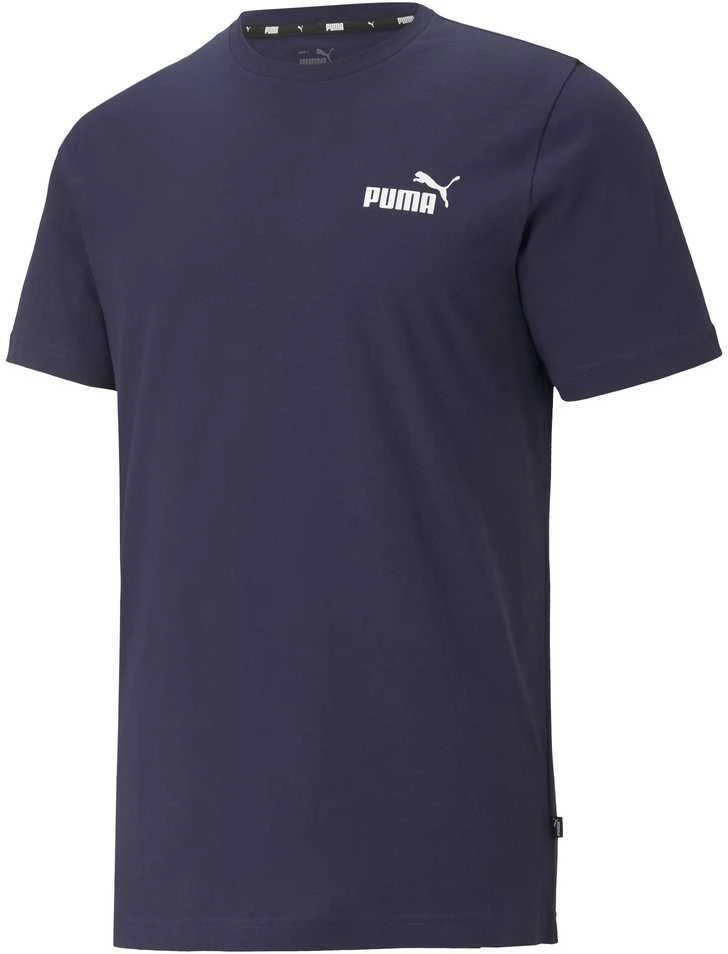 Puma Medvilniniai Marškinėliai Vyrams ESS Small Logo Tee Mėlyna 586668 06