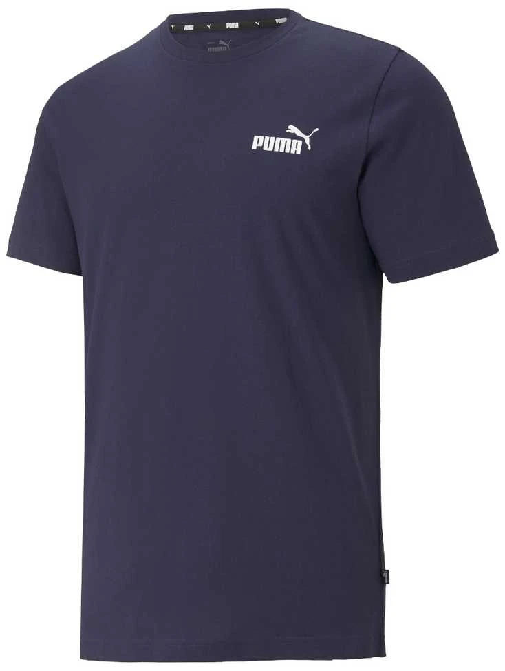 Puma Medvilniniai Marškinėliai Vyrams ESS Small Logo Tee Mėlyna 586668 06