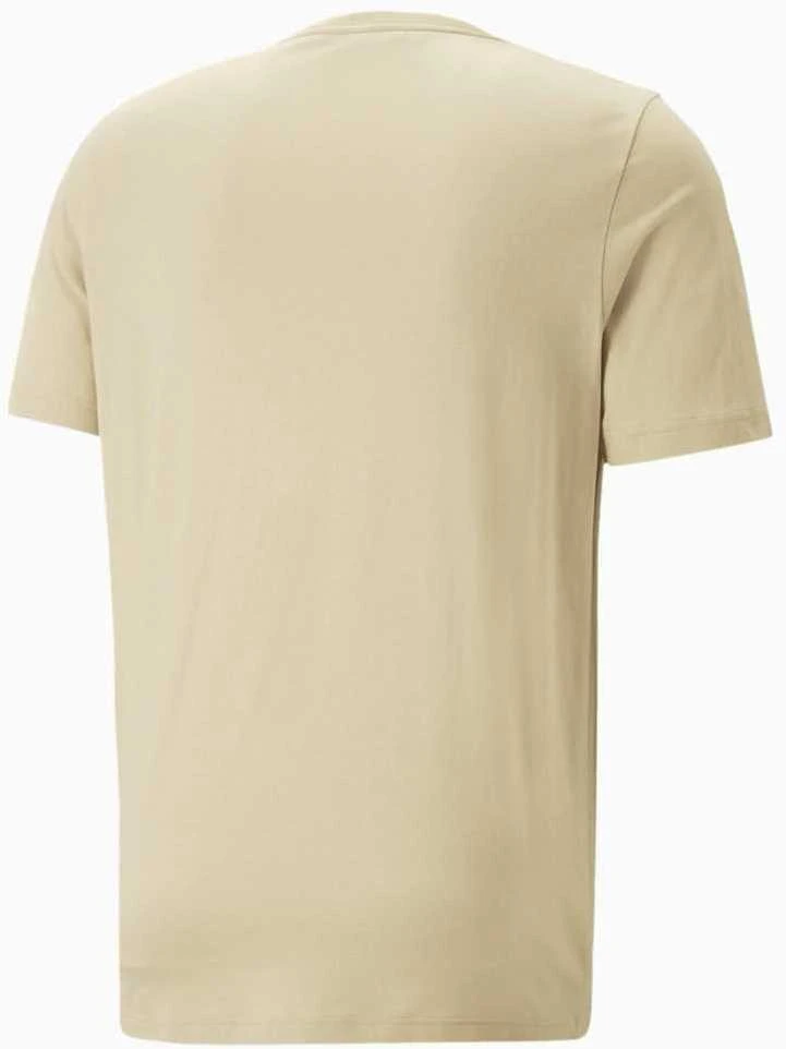 Puma Medvilniniai Marškinėliai Vyrams Ess Logo Tee Kreminis 586667 85