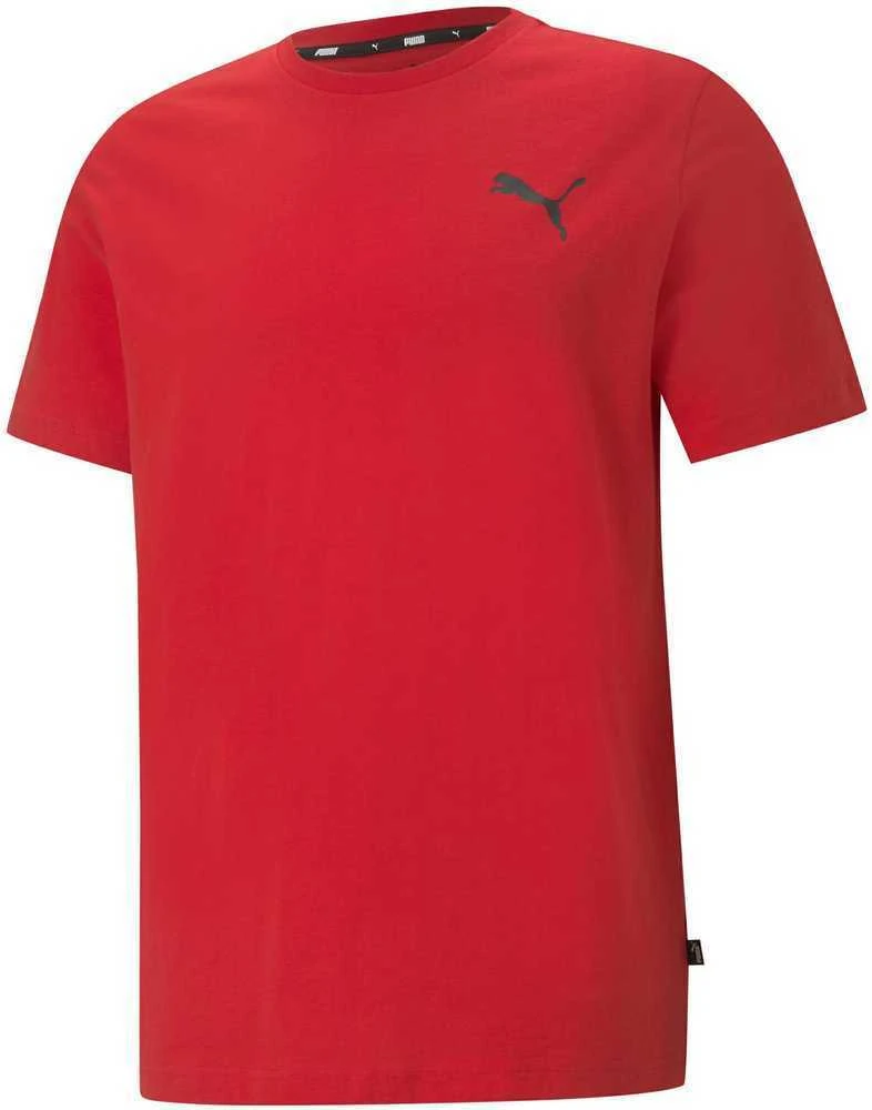 Puma Medvilniniai Marškinėliai Vyrams ESS Small Logo Tee Raudona 586668 47
