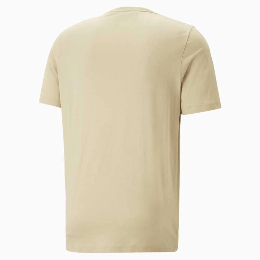 Puma Medvilniniai Marškinėliai Vyrams Ess Logo Tee Kreminis 586667 85