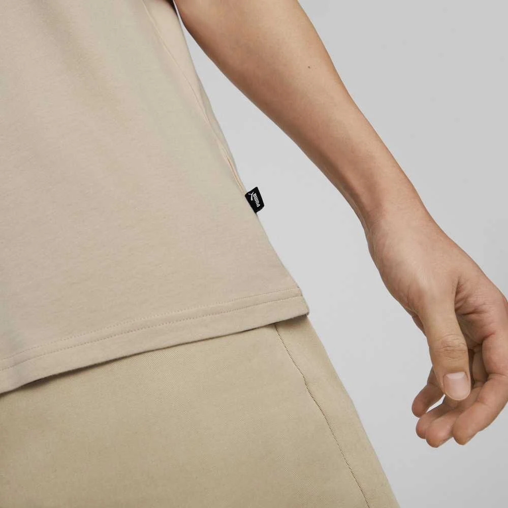 Puma Medvilniniai Marškinėliai Vyrams Graphics Wording Kreminis 674475 88