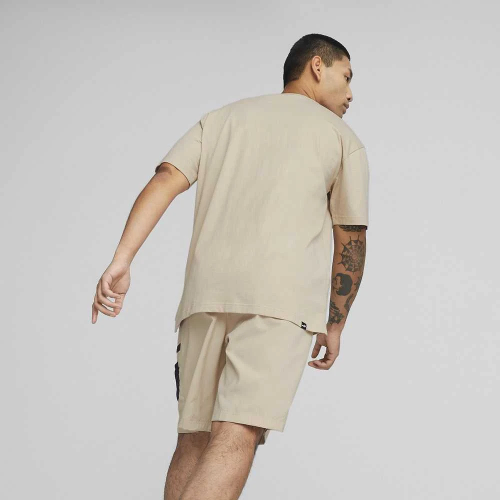 Puma Medvilniniai Marškinėliai Vyrams Open Road Tee Granola Creamy 673401 88