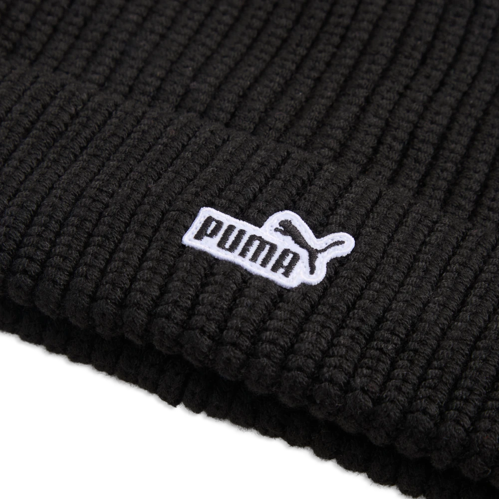 Puma Megzta Kepurė Unisex Ess No.1 Logo Patch Beanie Juodas 027486 01