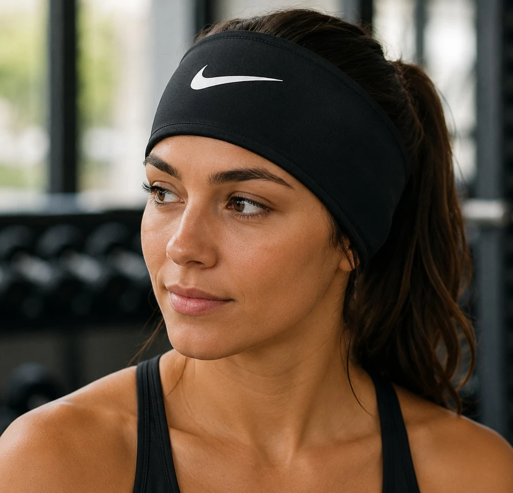 Puma Nike Galvos Juosta Dri-Fit Fury Classic Wide Headband Juodas N1012953 027