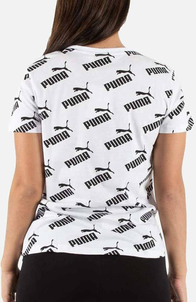 Puma Palaidinė Amplified Aop Tee Baltas