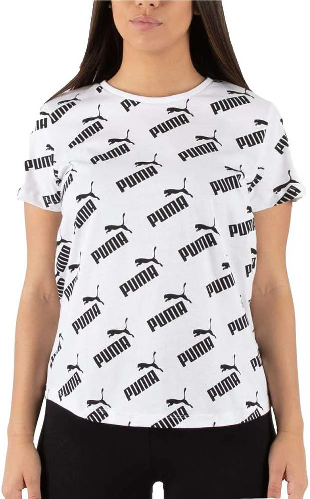 Puma Palaidinė Amplified Aop Tee Baltas