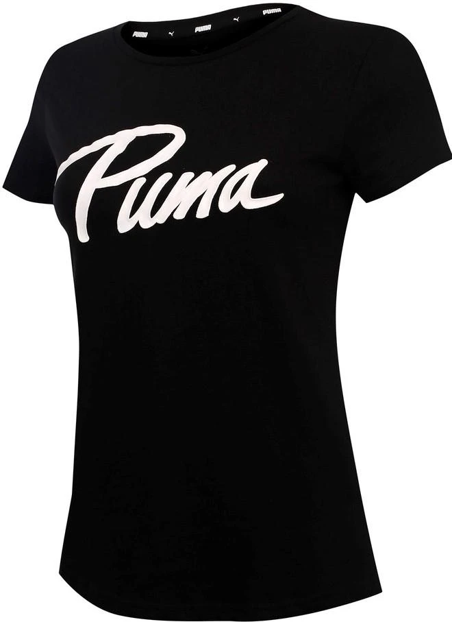 Puma Palaidinė Athletics Tee Juodas