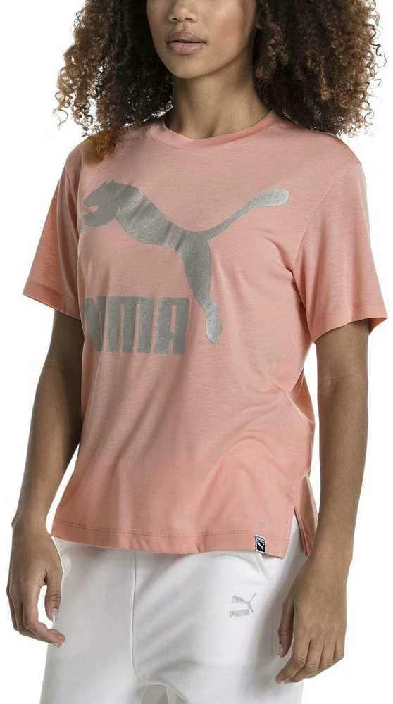 Puma Palaidinė Classics Logo Tee Rožinė 575067 31