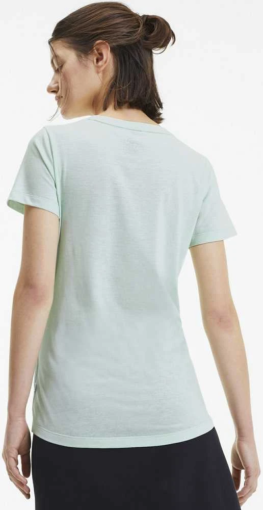 Puma Palaidinė Ess+ Logo Heather Tee Žalias