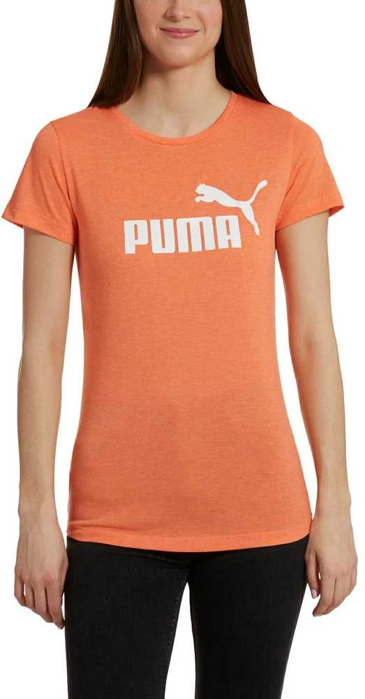 Puma Palaidinė Ess+ Logo Heather Tee Oranžinis 852127 14