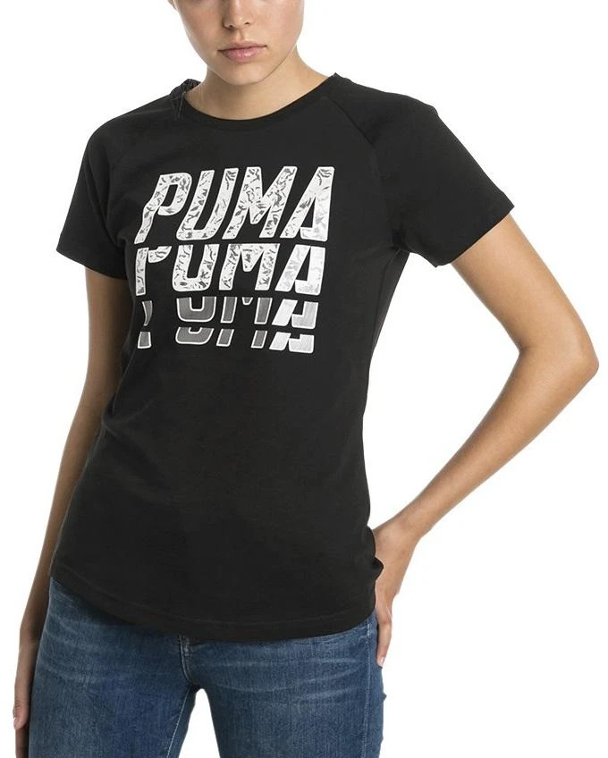Puma Palaidinė Font Graphic Tee Juodas 854352 01