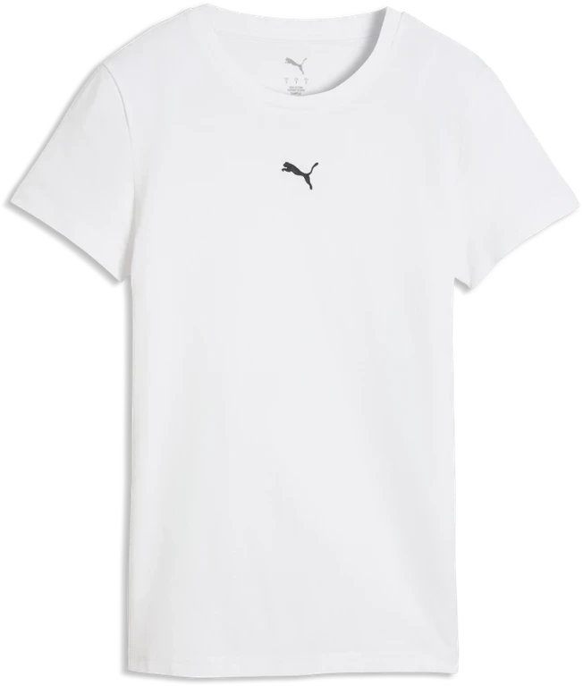 Puma Palaidinė Moterims Ess Centered Cat Logo Tee Baltas 692916 02