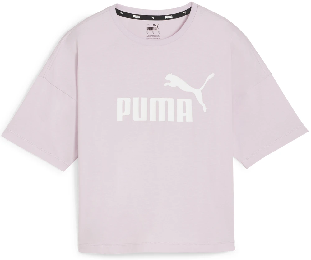 Puma Palaidinė Moterims Ess Cropped Logo Rožinė 586866 60