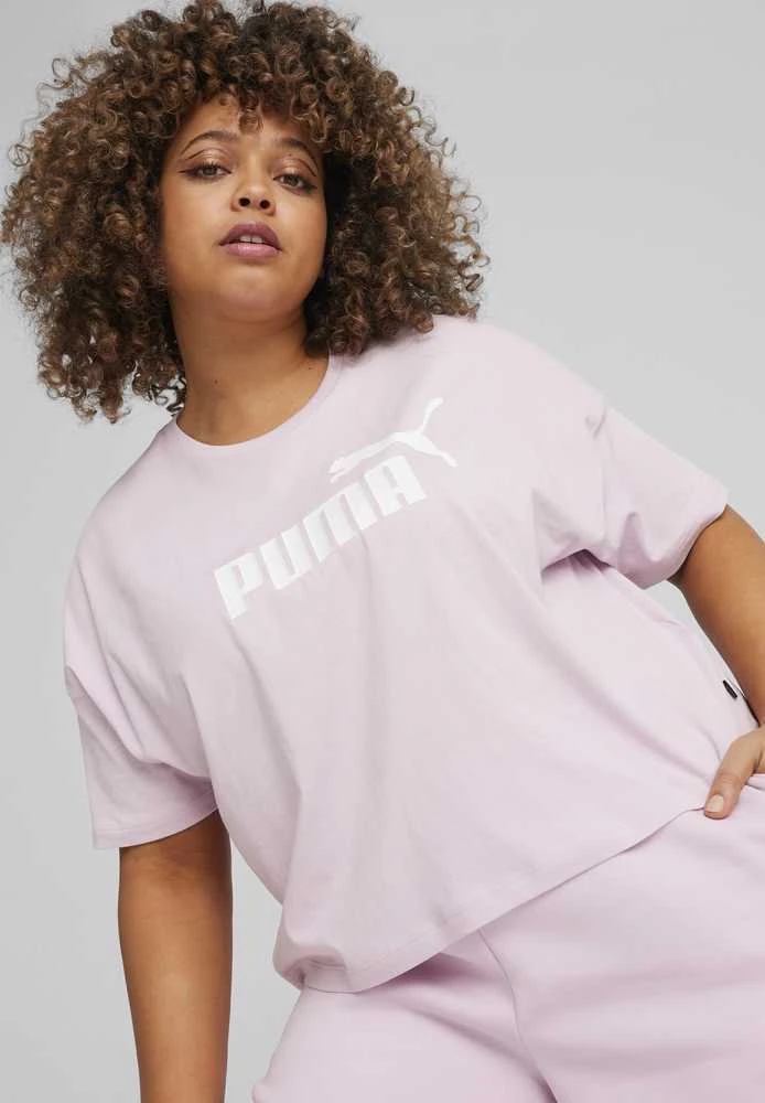 Puma Palaidinė Moterims Ess Cropped Logo Rožinė 586866 60