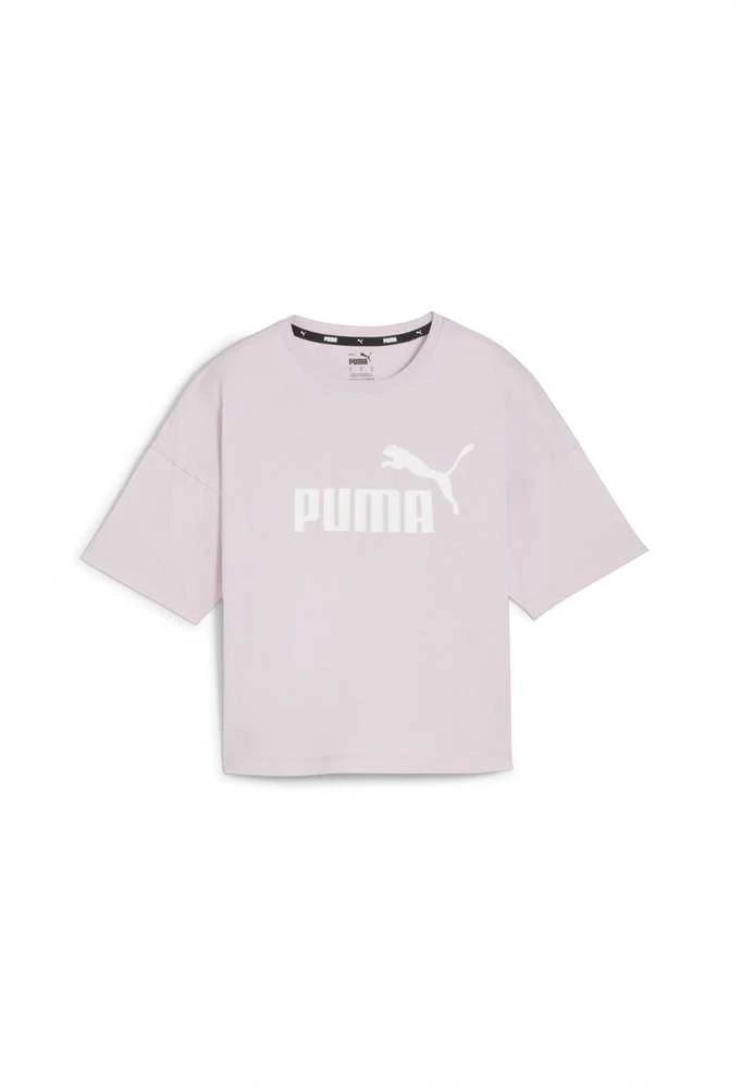 Puma Palaidinė Moterims Ess Cropped Logo Rožinė 586866 60