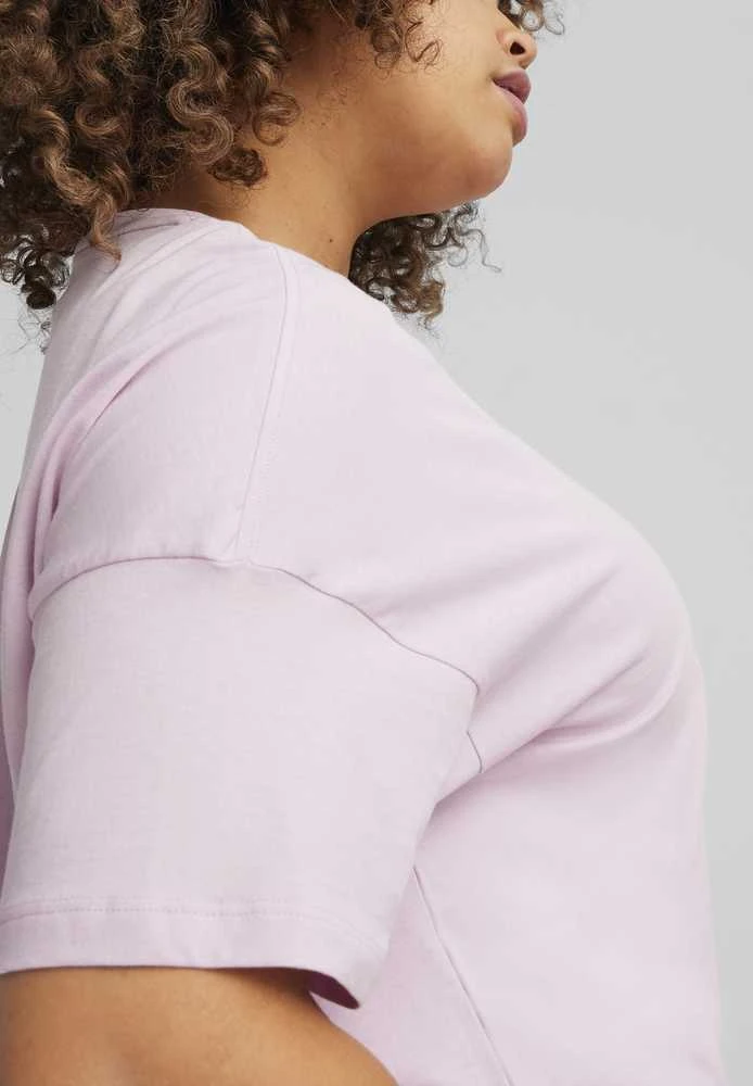 Puma Palaidinė Moterims Ess Cropped Logo Rožinė 586866 60