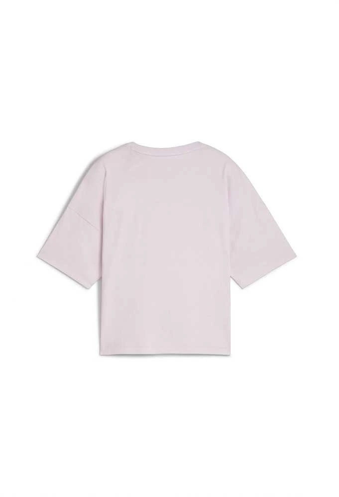 Puma Palaidinė Moterims Ess Cropped Logo Rožinė 586866 60