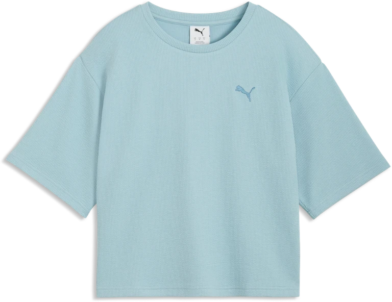 Puma Palaidinė Moterims Ess Elevated Relaxed Tee Light Mėlyna 691813 47