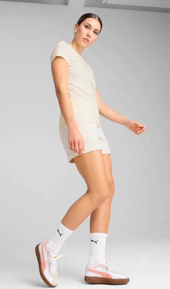 Puma Palaidinė Moterims Ess Elevated Tee rusvai gelsvas 685016 99