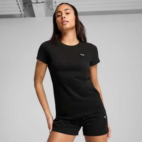 Puma Palaidinė Moterims Ess Elevated Tee Juodas 685016 01