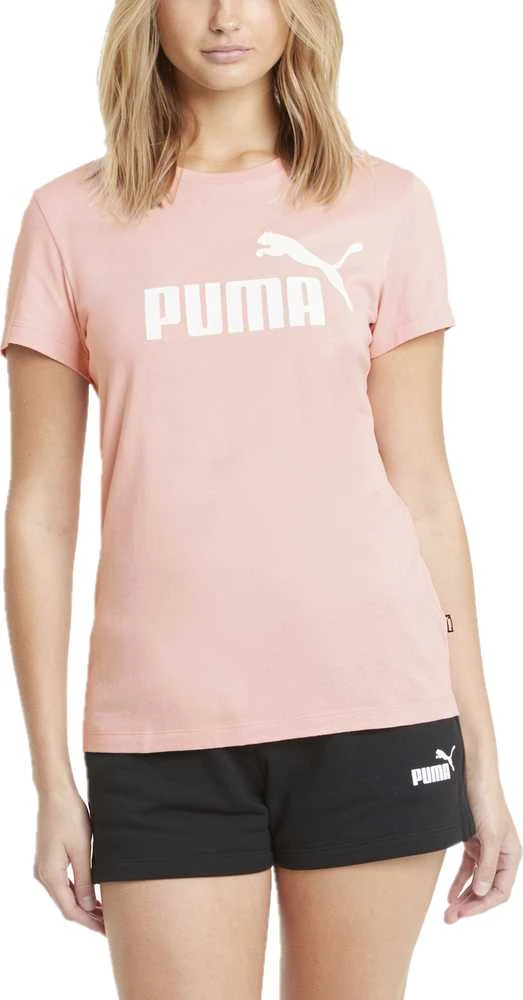 Puma Palaidinė Moterims Ess Logo Tee Brid Rožinė