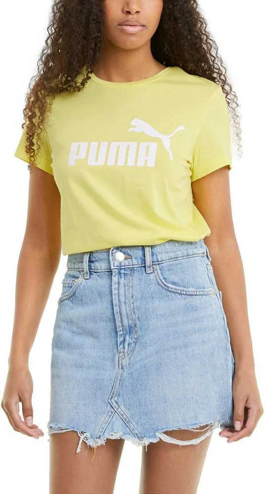 Puma Palaidinė Moterims Ess Logo Tee Geltona 586775 38