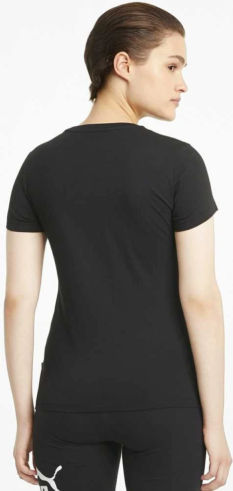 Puma Palaidinė Moterims Ess Logo Tee Juodas