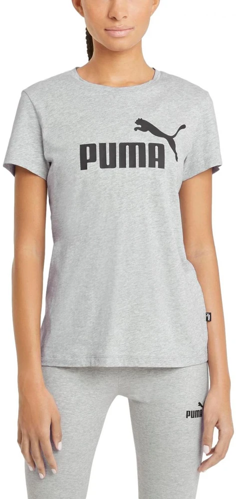 Puma Palaidinė Moterims Ess Logo Tee Ligh Pilkas 586774 04