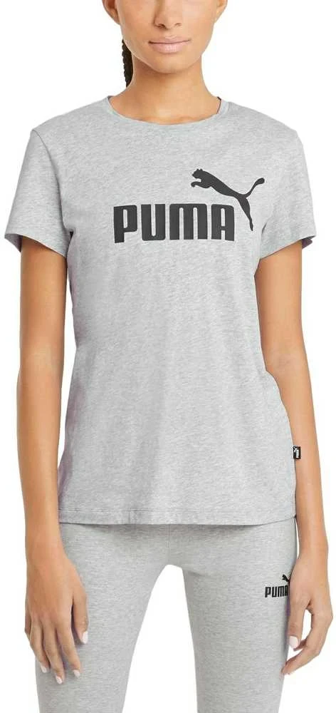 Puma Palaidinė Moterims Ess Logo Tee Ligh Pilkas 586774 04