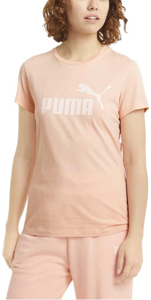 Puma Palaidinė Moterims Ess Logo Tee Peach