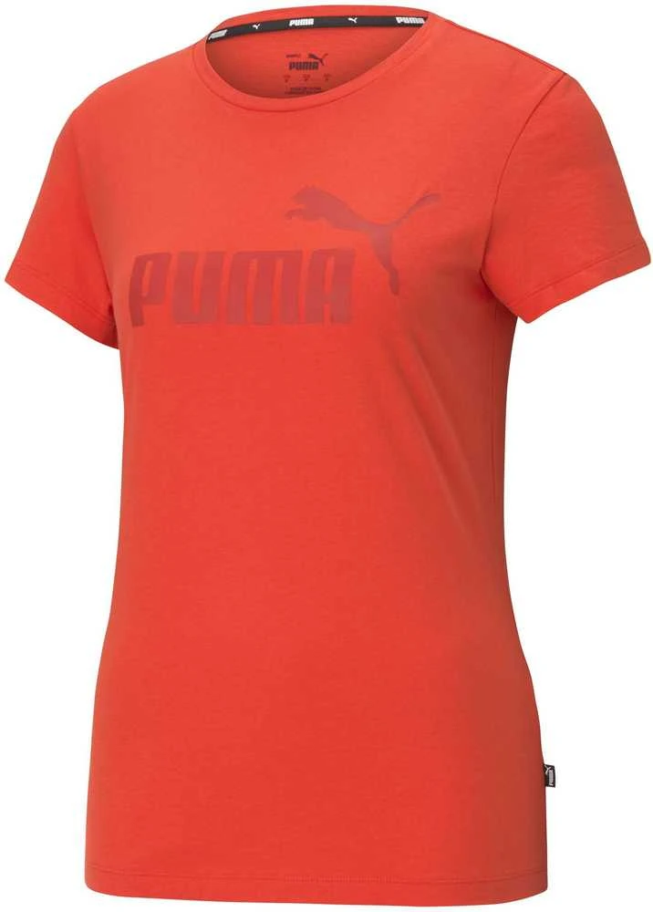 Puma Palaidinė Moterims Ess Logo Tee Raudona