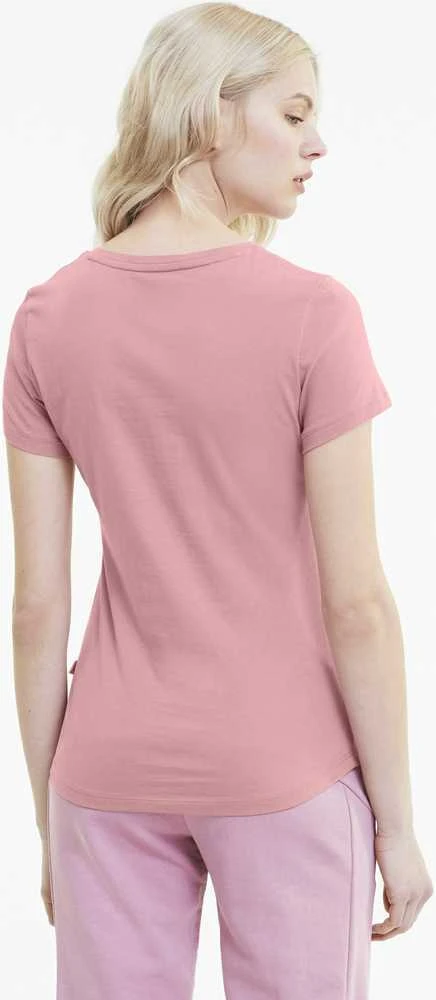 Puma Palaidinė Moterims Ess Logo Tee Rožinė