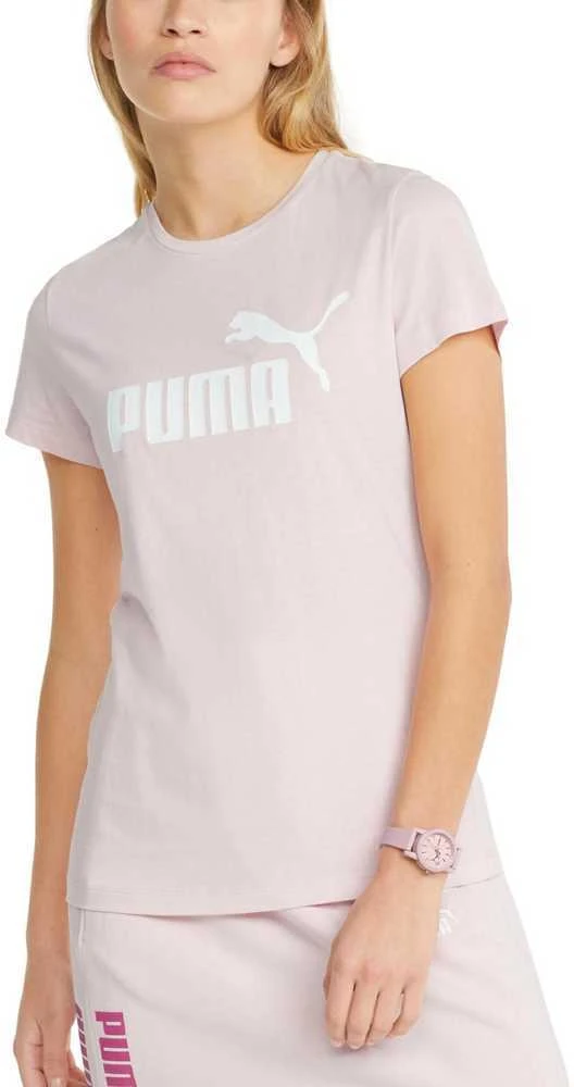 Puma Palaidinė Moterims Ess logo Tee Rožinė 586775 82