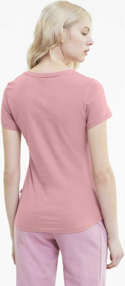 Puma Palaidinė Moterims Ess Logo Tee Rožinė