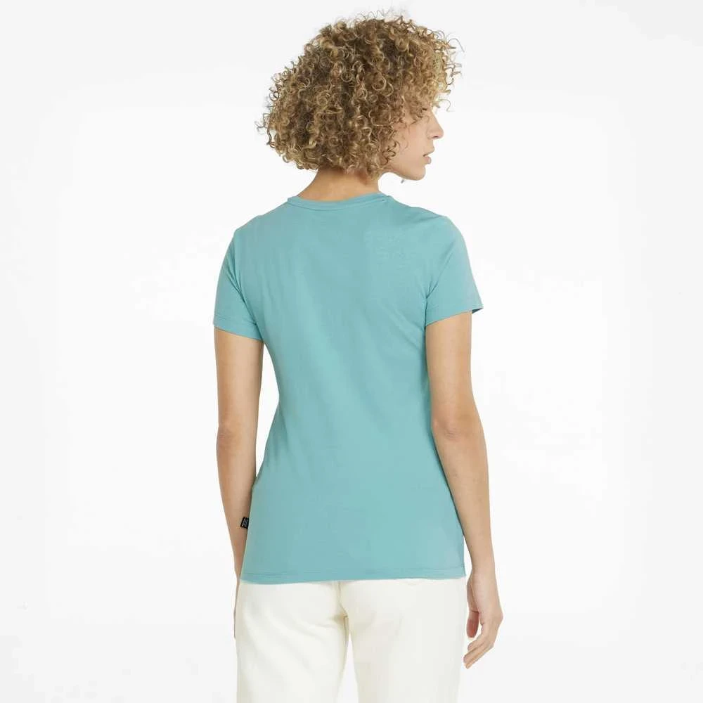 Puma Palaidinė Moterims Ess logo Tee Žalias 586775 61