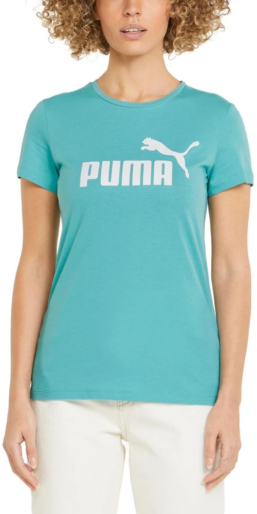 Puma Palaidinė Moterims Ess logo Tee Žalias 586775 61