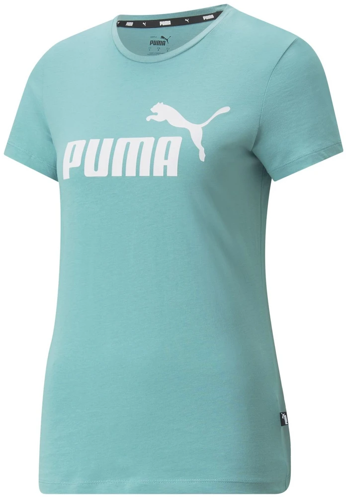 Puma Palaidinė Moterims Ess logo Tee Žalias 586775 61